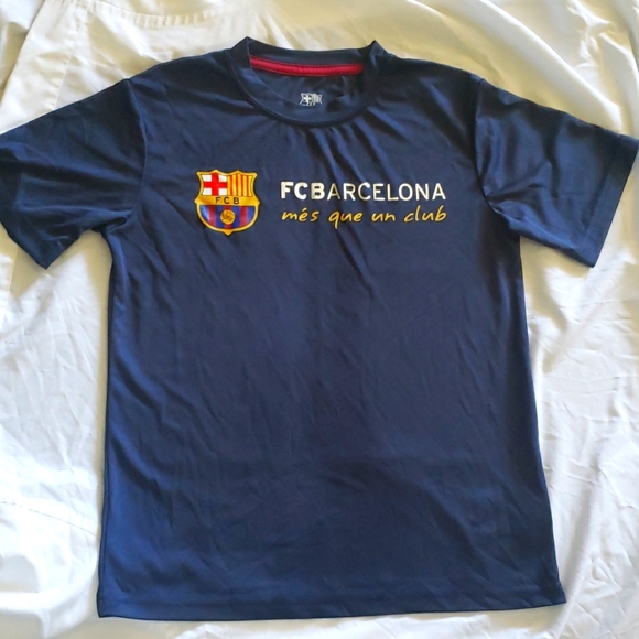 FC Barcelona blue sport shirt size M - Picture 1 of 11